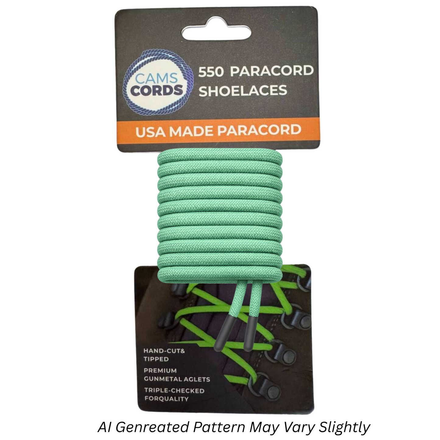 Mint 550 Paracord Shoelaces