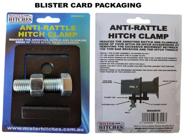 MISTER HITCHES Anti-Rattle Hitch Clamp - Cams Cords