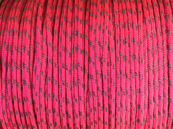 Neon Pink Reflective - Macrame 3mm - Cams Cords