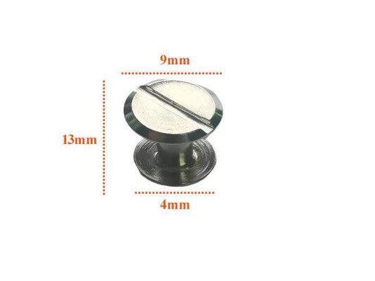 Chicago Screw - 12mm Silver