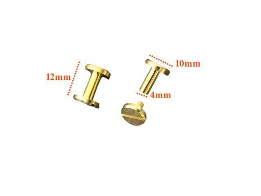 Chicago Screw - 12mm Brass