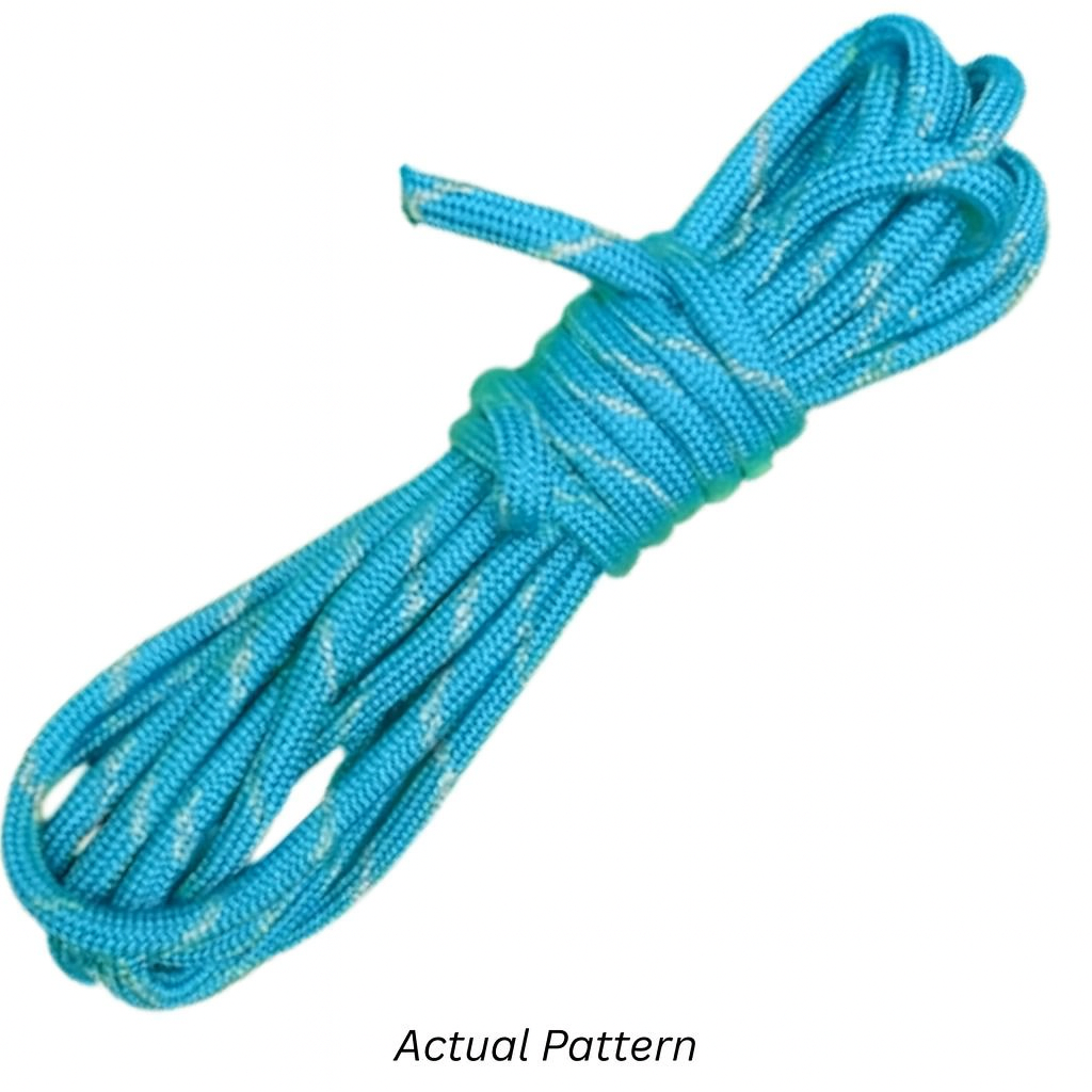 Neon Turquoise Reflective Paracord*