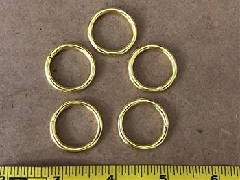 O Ring - 20mm x 3mm - Gold - Cams Cords