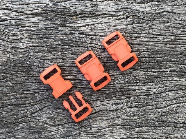 Orange Buckles - 10mm - Cams Cords