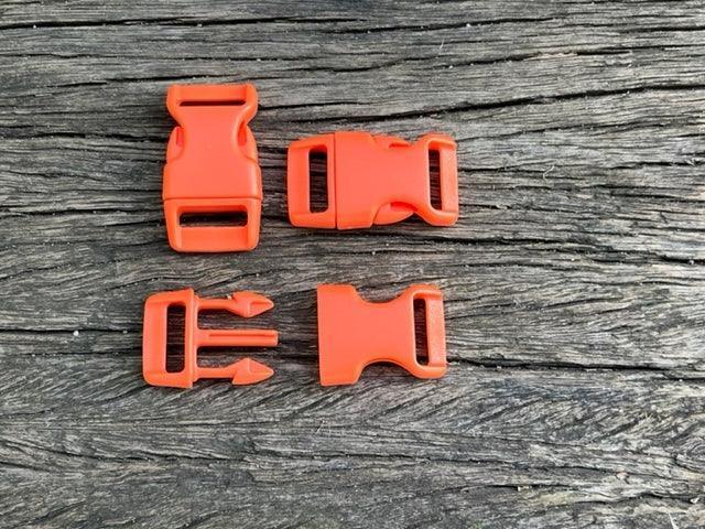 Orange Buckles - 20mm - Cams Cords