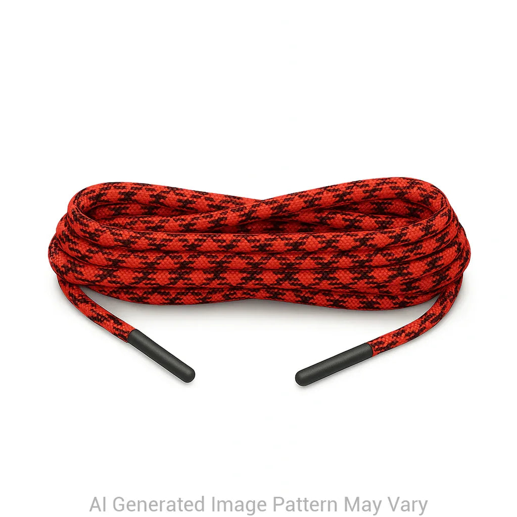 Neon Orange CAMO 550 Paracord Shoelaces