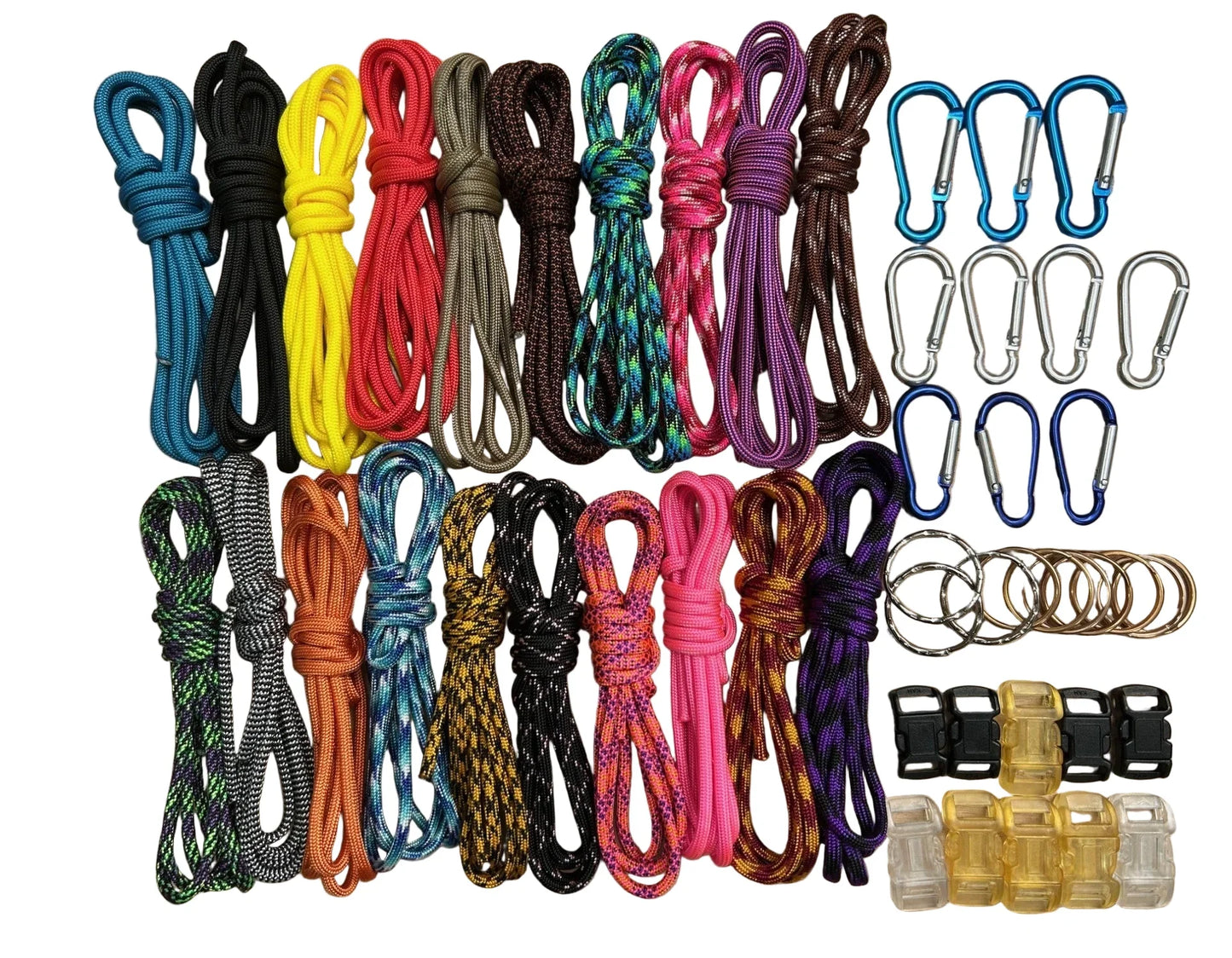 Group Paracord Kit 10 Pack Bracelets & Keychains