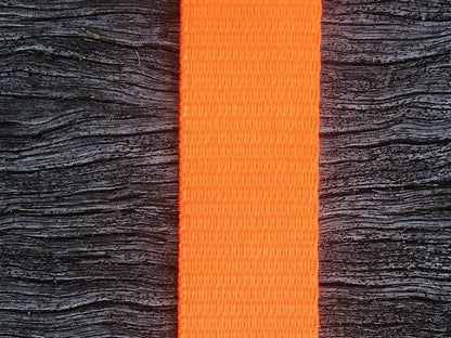 Polyester webbing - Fluoro Orange 25mm - Cams Cords