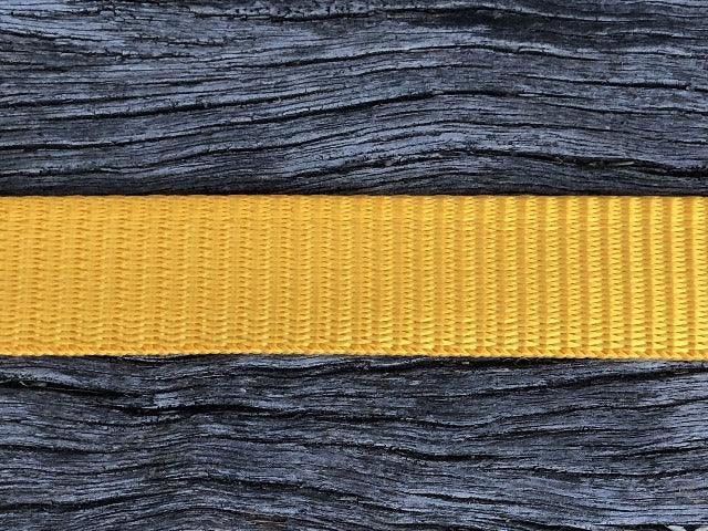 Polyester webbing - Gold 25mm - Cams Cords