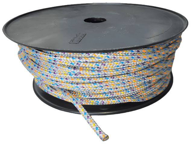 Rainbow - Silver Horse Halter - 8mm - Cams Cords