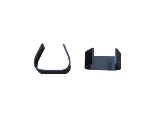 Rope U Clamp - Black 12mm - Cams Cords