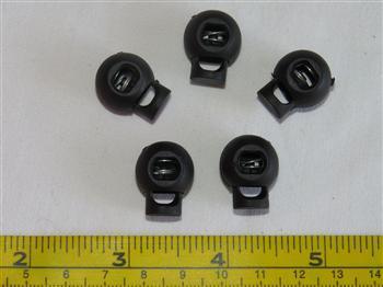 Round Ball Toggle - Black - small - Cams Cords