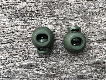 Round Ball Toggle - Military Green - Cams Cords