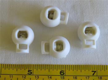 Round Ball Toggle - White - Cams Cords