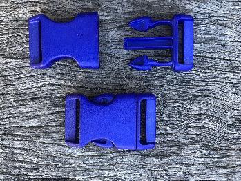 Royal Blue - 25mm Curved side release buckle - Cams Cords
