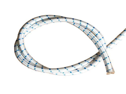 Shock Cord - White with Blue Fleck 12mm - Cams Cords