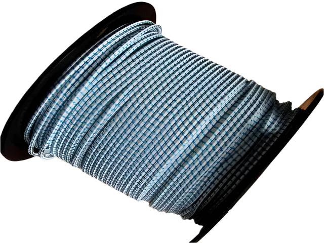 Shock Cord - White with Blue Fleck 14mm - Cams Cords