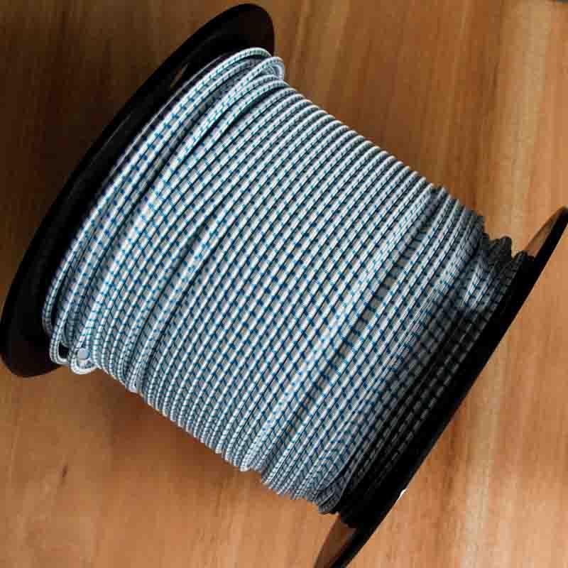 Shock Cord - White with Blue Fleck 16mm - Cams Cords