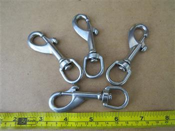 Snap Hook - 15mm STAINLESS STEEL - Cams Cords