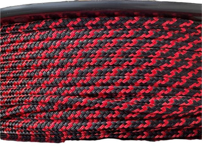 Spiral - Black-Red halter - 6mm - Cams Cords