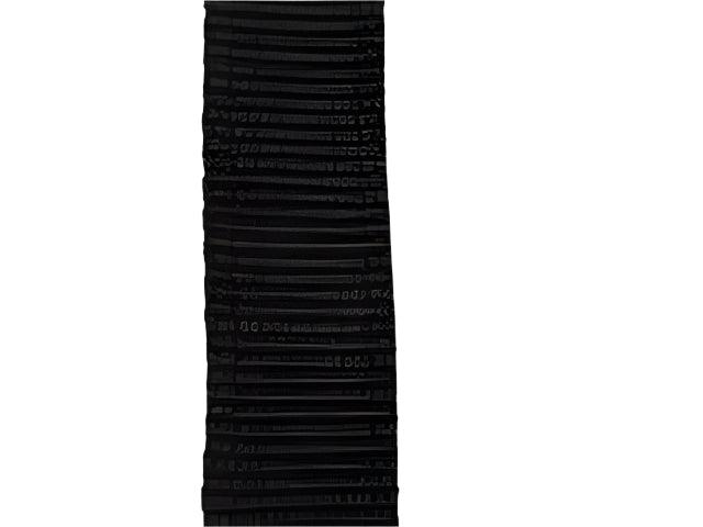 Spun Polyester Webbing - Black 25mm - Cams Cords