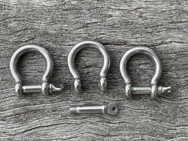 Stainless Steel 'Bow' Shackle - Cams Cords