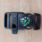 Survival Buckle with compass 17mm - Cams Cords