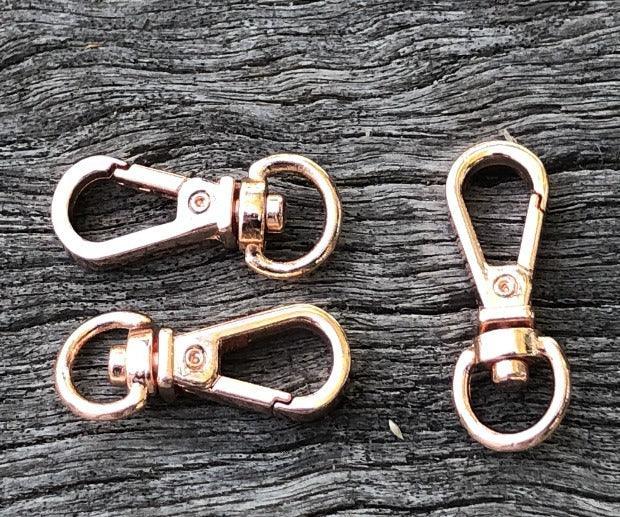 Swivel Snap Hook - small - Rose Gold - Cams Cords