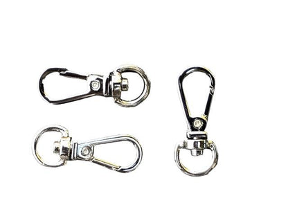 Swivel Snap Hook - small - Silver - Cams Cords