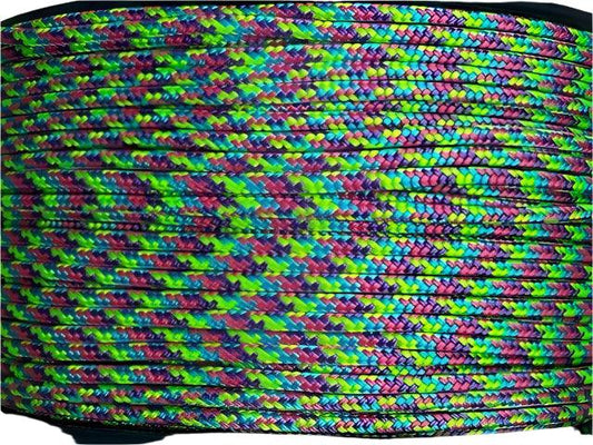 Tobiano - Aqua-Pink-Purple-Lime halter - 6mm - Cams Cords