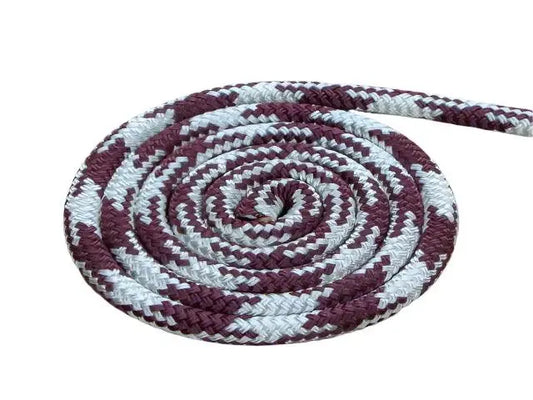 Tobiano - Burgundy-White halter - 6mm - Cams Cords