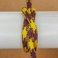 Tobiano - Burgundy-Yellow - 12mm * - Cams Cords