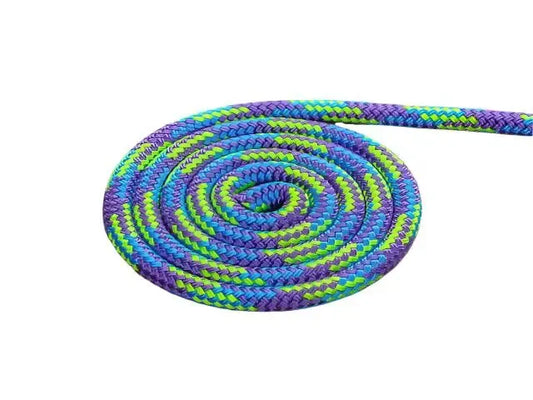 Tobiano - Lime-Blue-Purple halter - 8mm * - Cams Cords