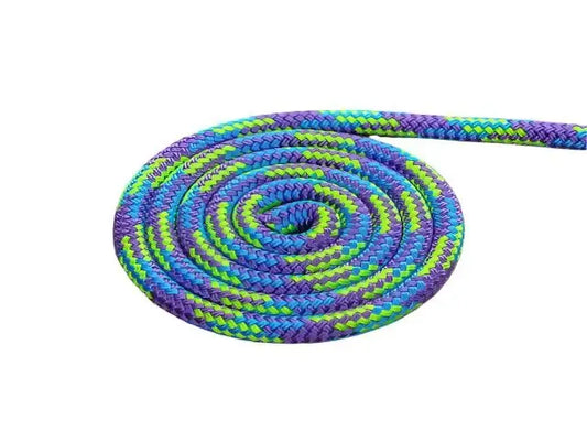 Tobiano - Purple-Blue-Lime halter - 6mm - Cams Cords