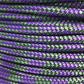 Tobiano - Purple-Dark Green halter - 6mm - Cams Cords