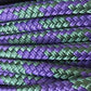 Tobiano - Purple-Dark Green halter - 8mm - Cams Cords