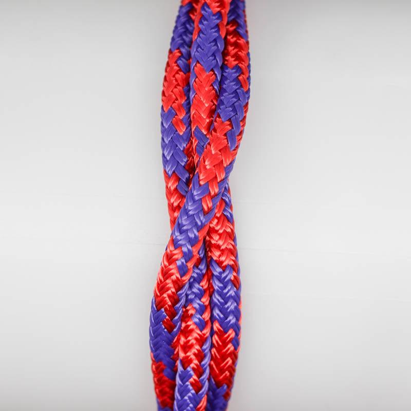 Tobiano - Red & Purple halter - 6mm * - Cams Cords