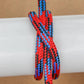 Tobiano - Red-Black-Blue halter - 6mm * - Cams Cords