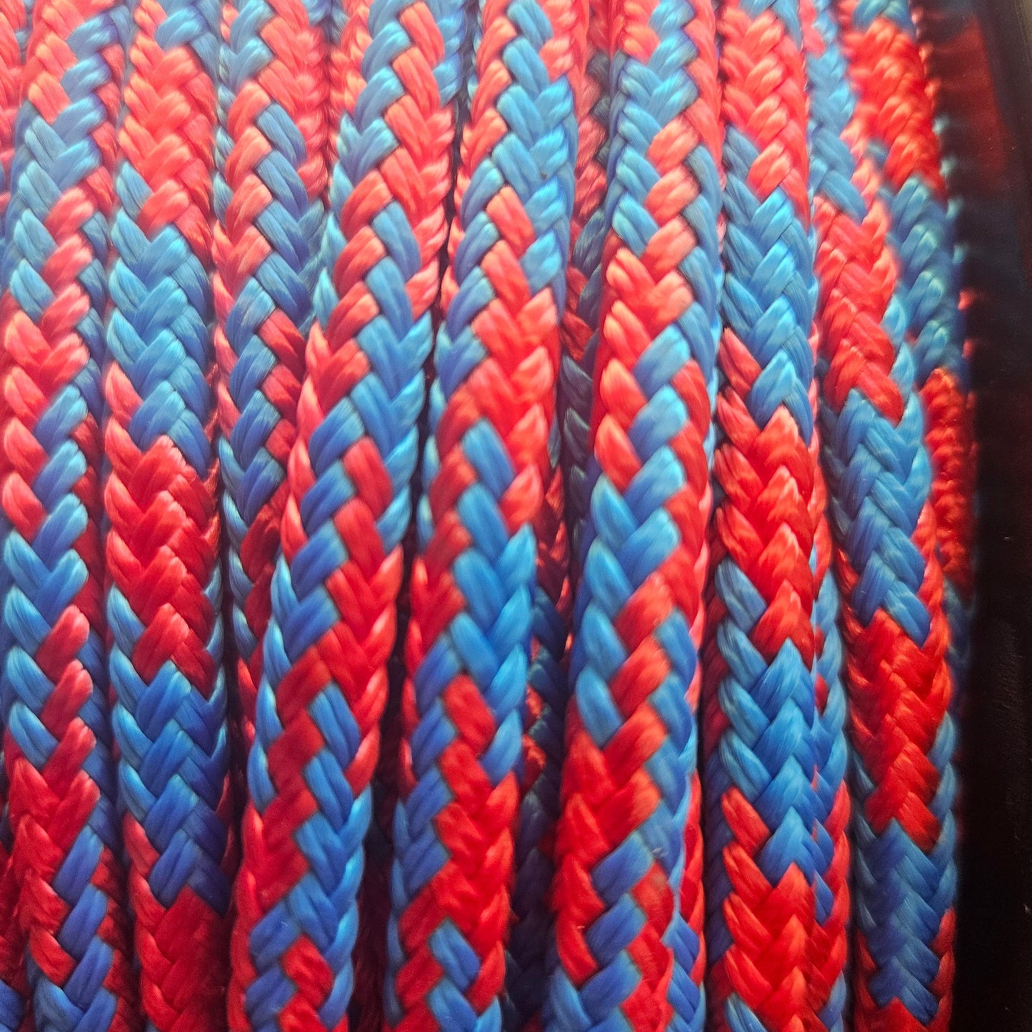 Tobiano - Red-Blue halter - 6mm * - Cams Cords