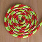 Tobiano - Red-Lime-White halter - 8mm * - Cams Cords