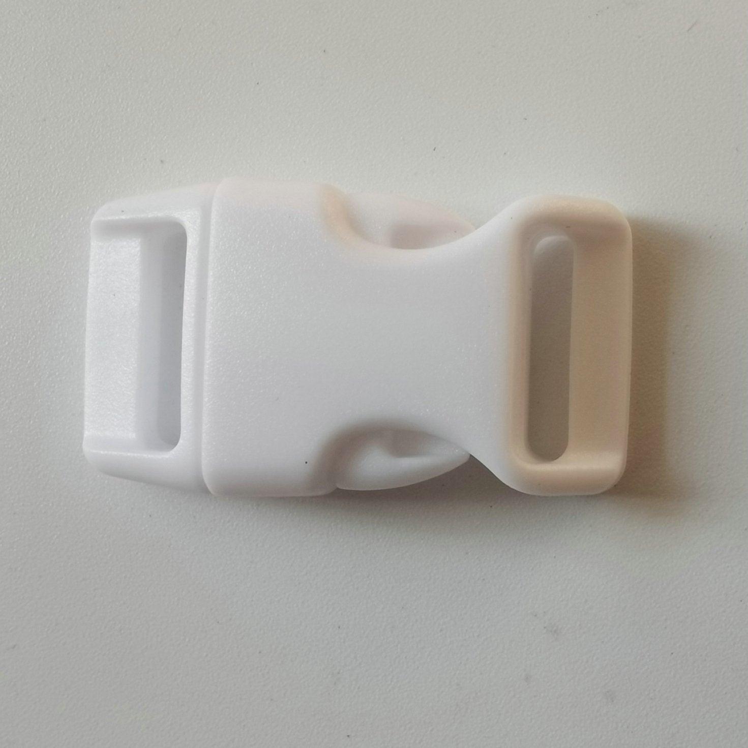 White Buckles - 15mm - Cams Cords