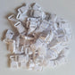 White Buckles - 15mm - Cams Cords