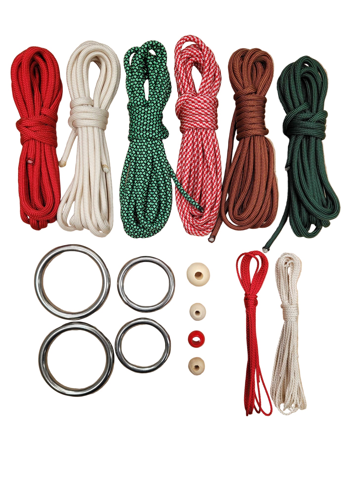🎄 Christmas Paracord Decorations – Full Craft Kit