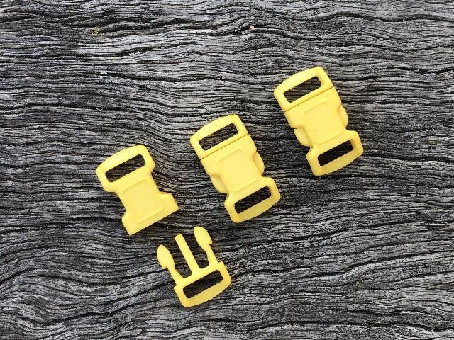 Yellow Buckles - 10mm - Cams Cords