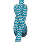 Zig Zag -Aqua-White - 10mm - Cams Cords