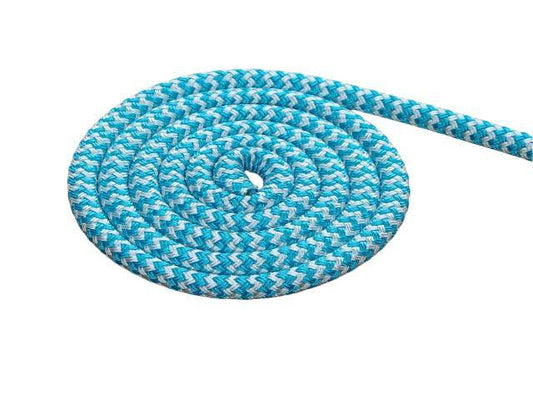 Zig Zag -Aqua-White - 14mm - Cams Cords