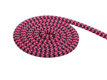 Zig Zag - Pink-Black halter - 8mm - Cams Cords