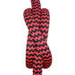 Zig Zag - Pink-Black halter - 8mm - Cams Cords