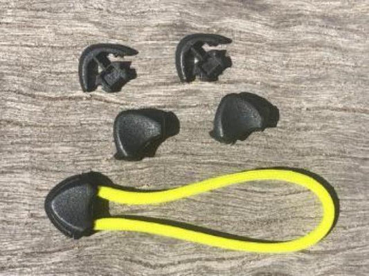 Zip Pull Wide Toggle - Black - Cams Cords