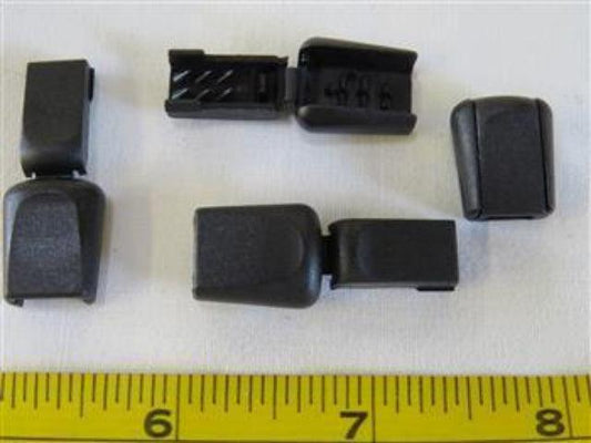 Zip Pulls - Black Smooth Finish - Cams Cords